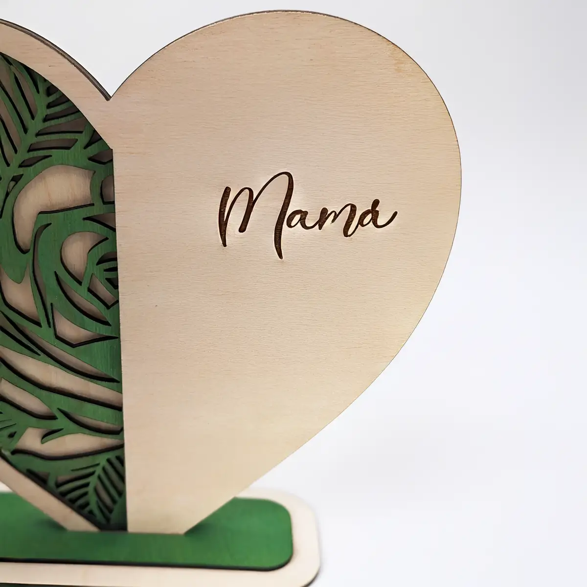 Corazón Rosa para Mamá